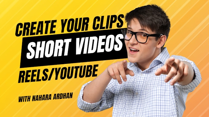 be your personal tiktok clipper short intagram youtube video stream reels clip