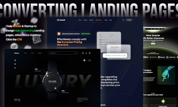 design high conversion saas website design in figma