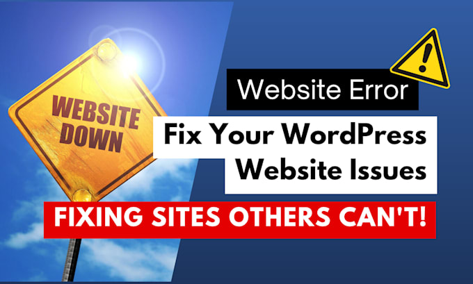 fix wordpress themes, plugins, and website errors