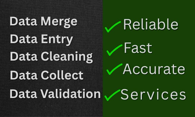 clean , format, merge,spiit xl data entry