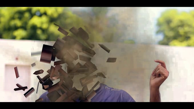 make shattered effect your face video in full hd in 24 hours