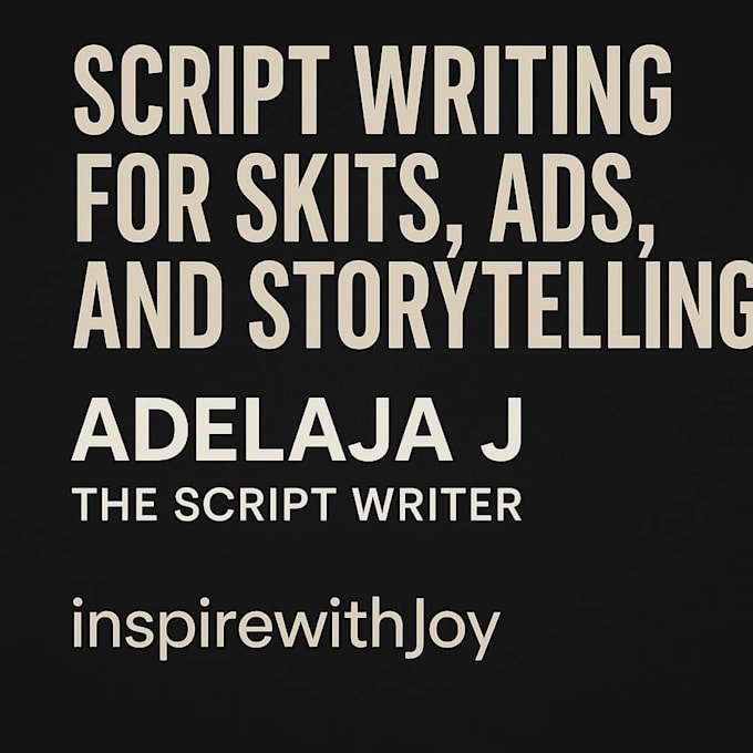 Write engaging and creative script for your video and skits by ...