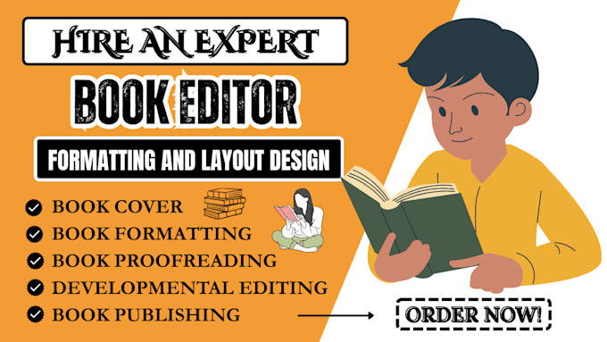 proofread, edit and format your children book, design book cover and publishing