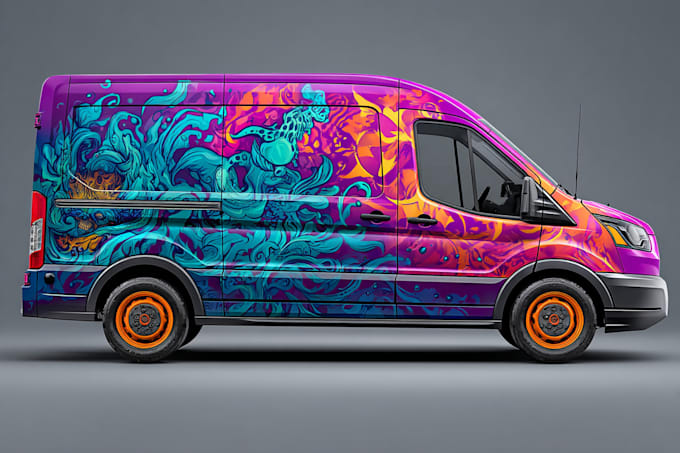 do car wrap design, van wrap, vehicle wrap design