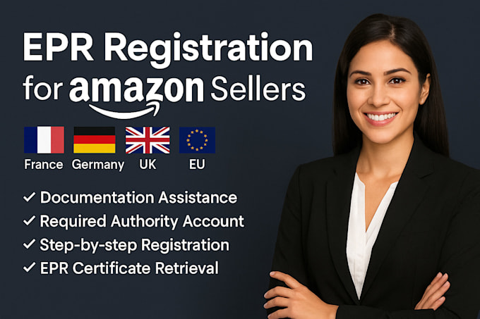 do epr registration and vat for amazon sellers in france, germany, UK, and eu