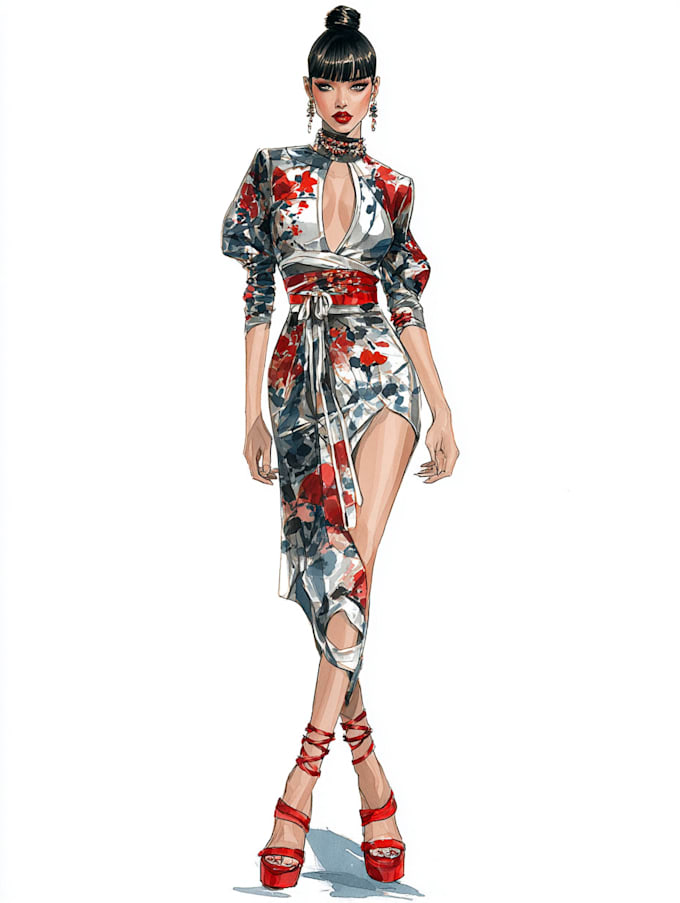 Design professional cad fashion flats and sketches by Everettdriscol ...