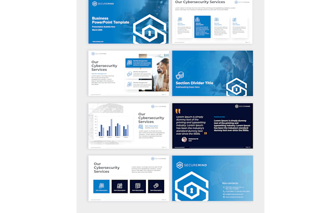 make unique a premium powerpoint pitch deck presentation