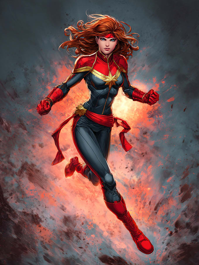 amazing superhero comic cartoon characters