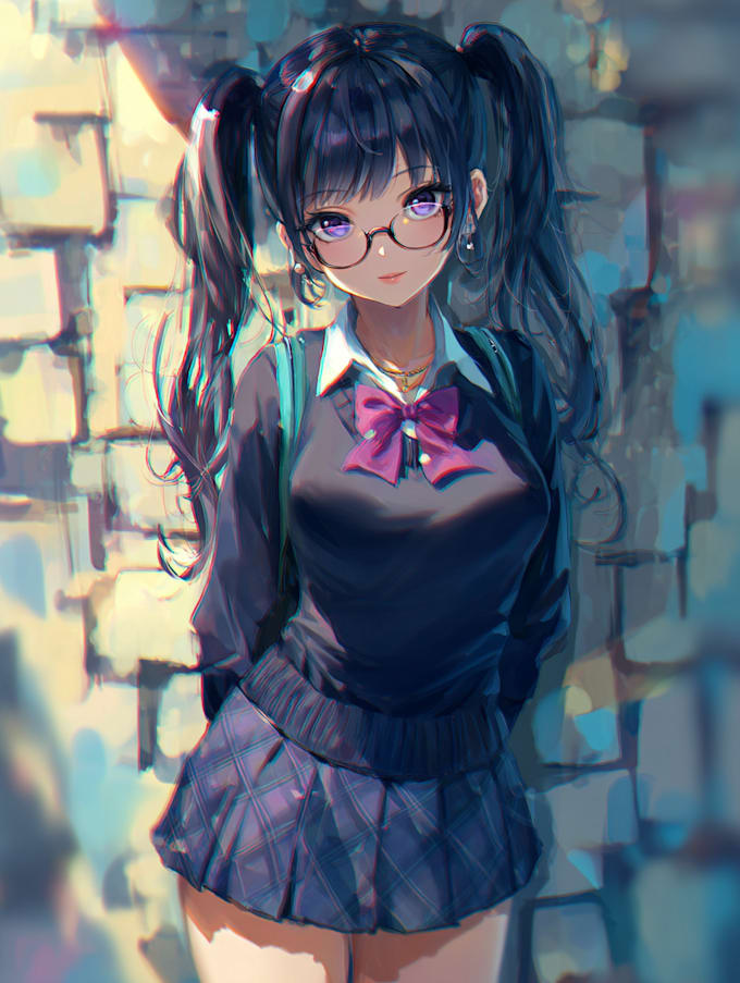 make anime character design or reference sheet