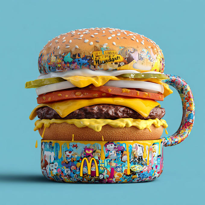 make food pop art for you