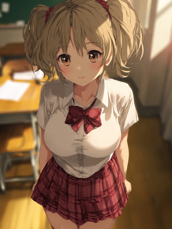 draw an anime or comic character