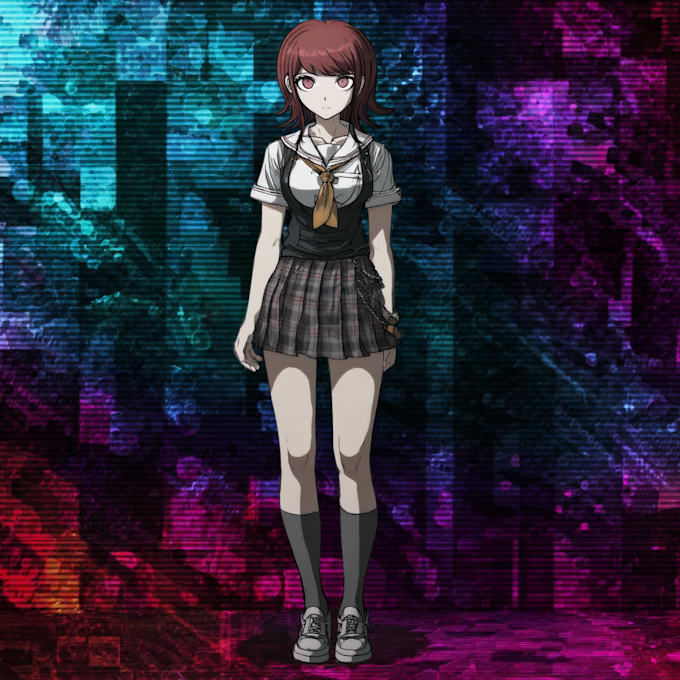 draw custom danganronpa style anime character sprite