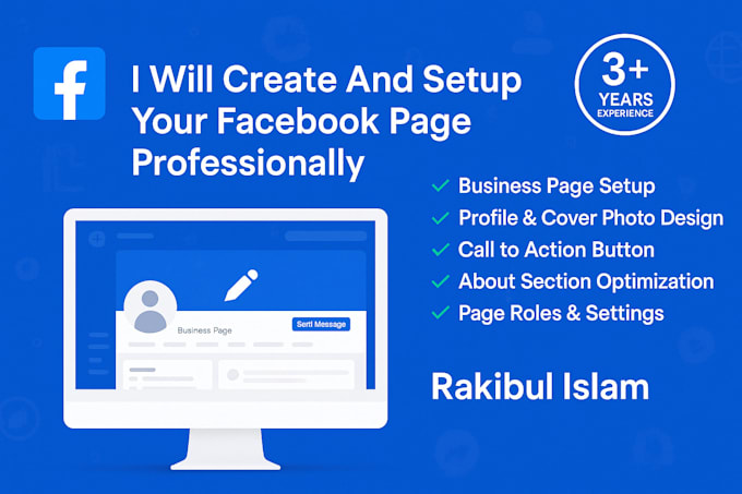 facebook page create and setup