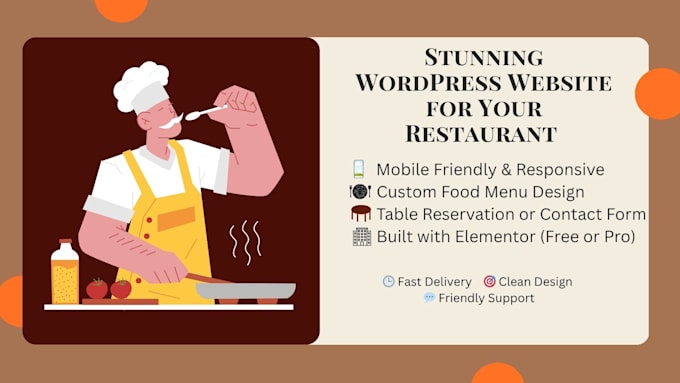 a modern wordpress restaurant site with menu and booking