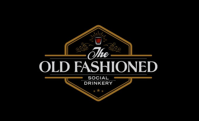 create premium a unique lounge bar logo