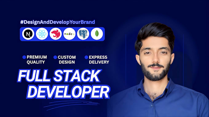 develop full stack scalable web app using react, node, mongodb, postgresql, ai