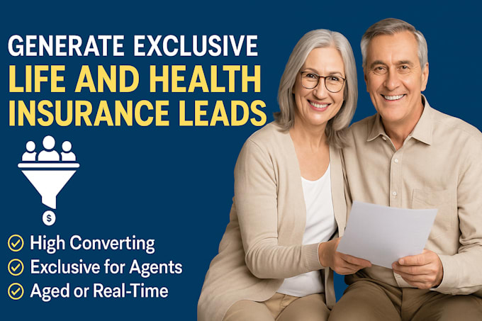 generate exclusive life and health insurance leads for agents