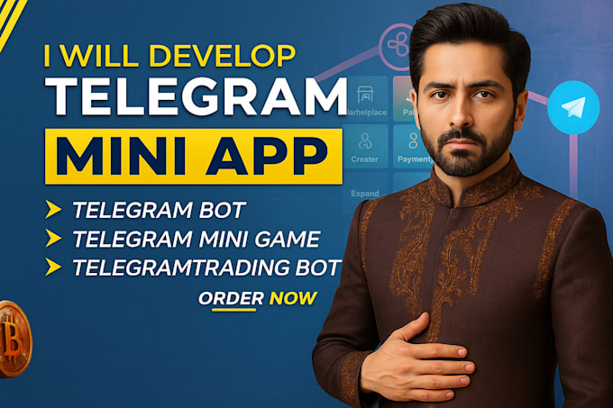 develop custom telegram mini apps and bot automation