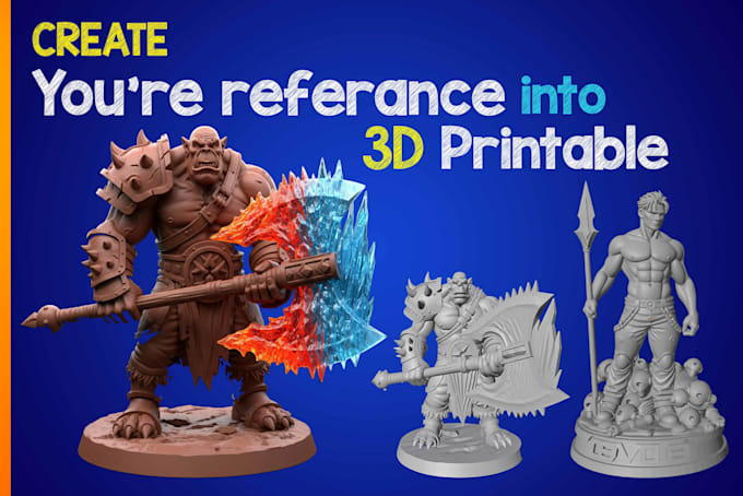 sculpt high quality 3d model for 3d printing and games