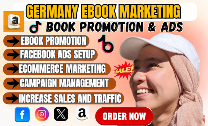 do germany ebook promotion, converting facebook ads, german book amazon sales