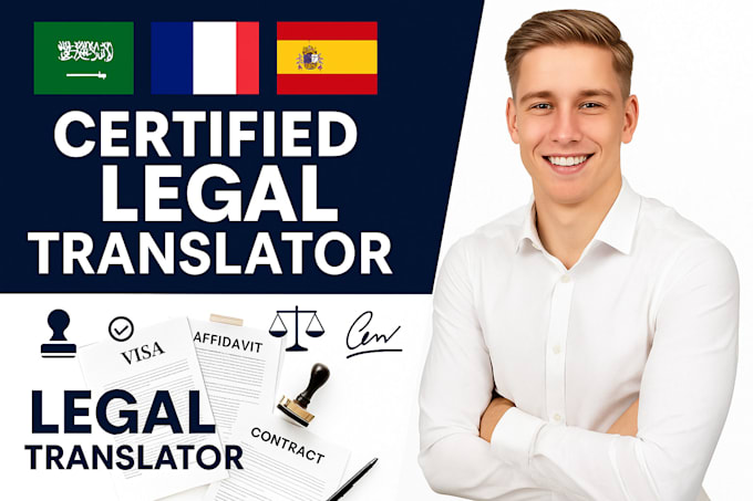 translate english to spanish, french, or arabic manually and professionally