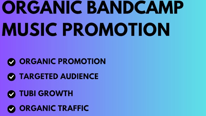 do bandcamp and napster music promotion get streams, audience