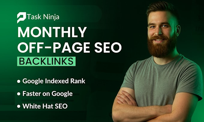 do monthly off page SEO service using high authority dofollow backlinks building