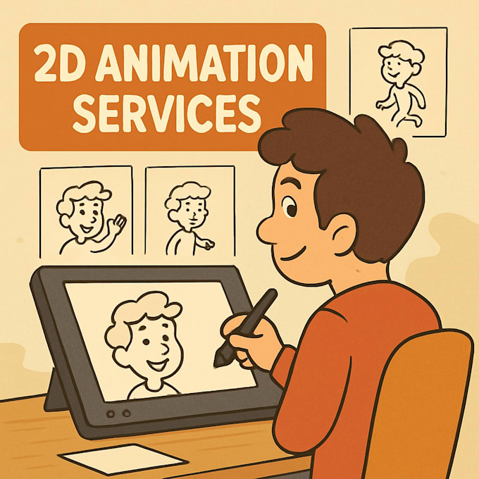 create animated icons or short animations for you