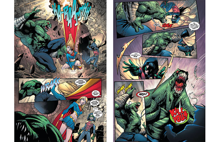 do comic book illustration graphic novel comic book artist