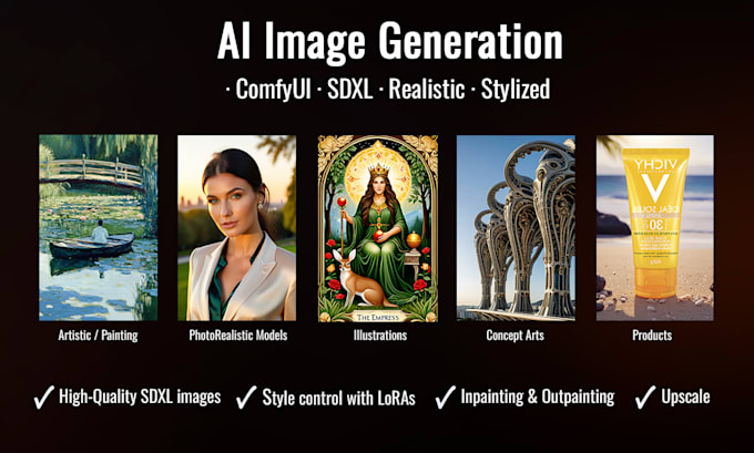 generate custom ai images and edit with stable diffusion