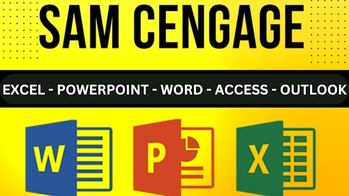 do sam cengage ms word task, microsoft office, excel, access