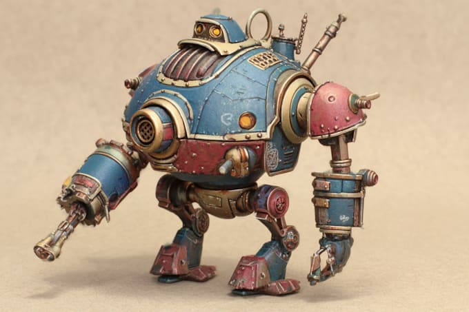 make a warhammer illustration based on your description