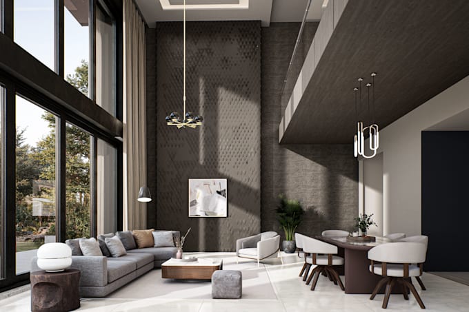 create fast realistic 3d interior rendering and visualization