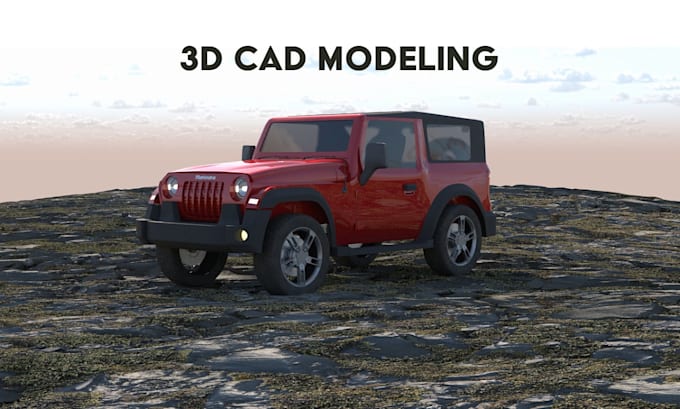 create 3d cad models with realistic render and animation