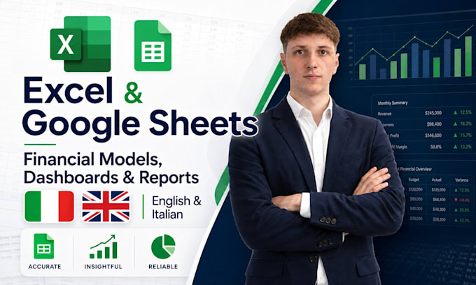 create excel and google sheets financial models