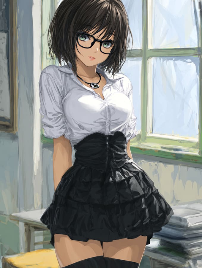 draw anime style, fanart your character