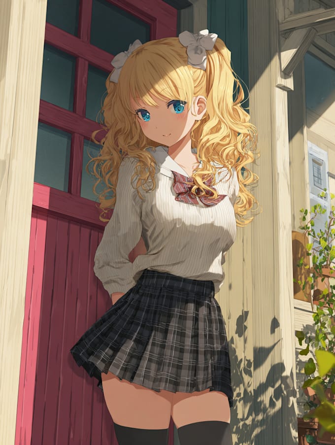 draw an anime character for you