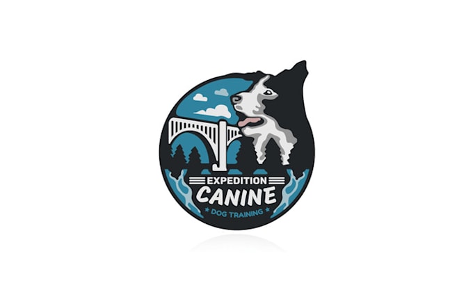 design glamorous dog training business logo
