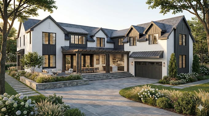 create realistic interior and exterior 3d modeling and rendering