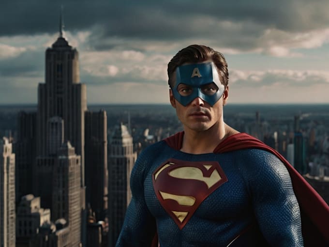 draw superhero character for you