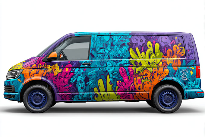 do attractive car wrap design and vehicle wrap design