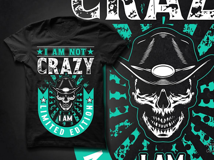make custom t shirt skull graffiti logo
