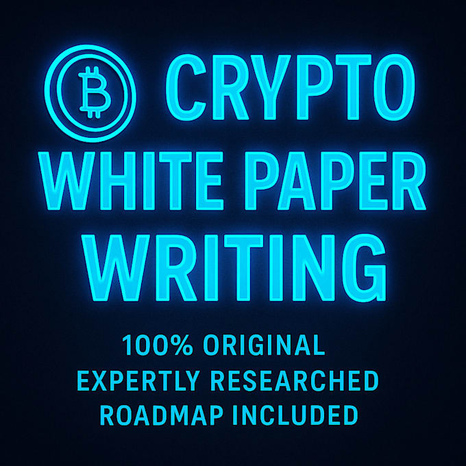 write and design crypto white paper
