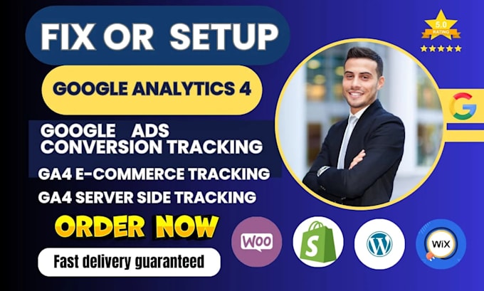 setup google analytic  ga 4 facebook pixel