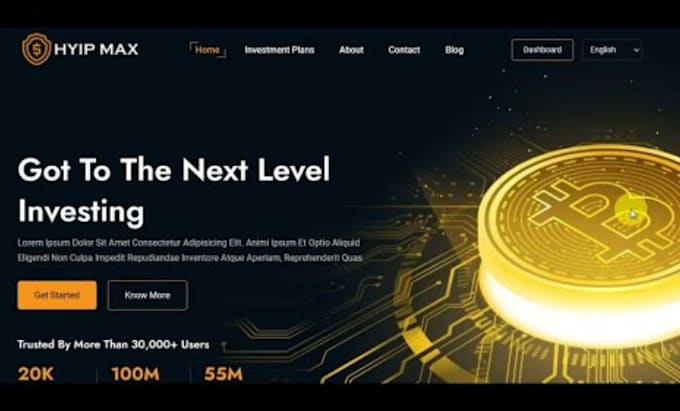 create auto deposit investment website