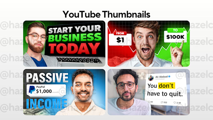 professionally edit youtube thumbnails