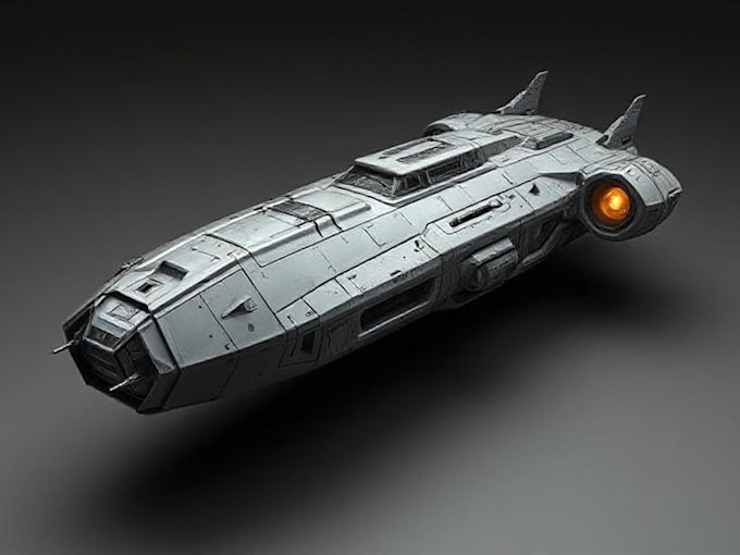 model hard surface scifi vehicles, spaceships