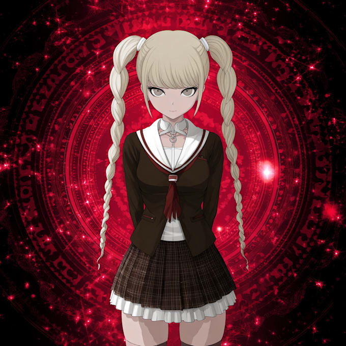 Create your original danganronpa oc with full body anime art by ...
