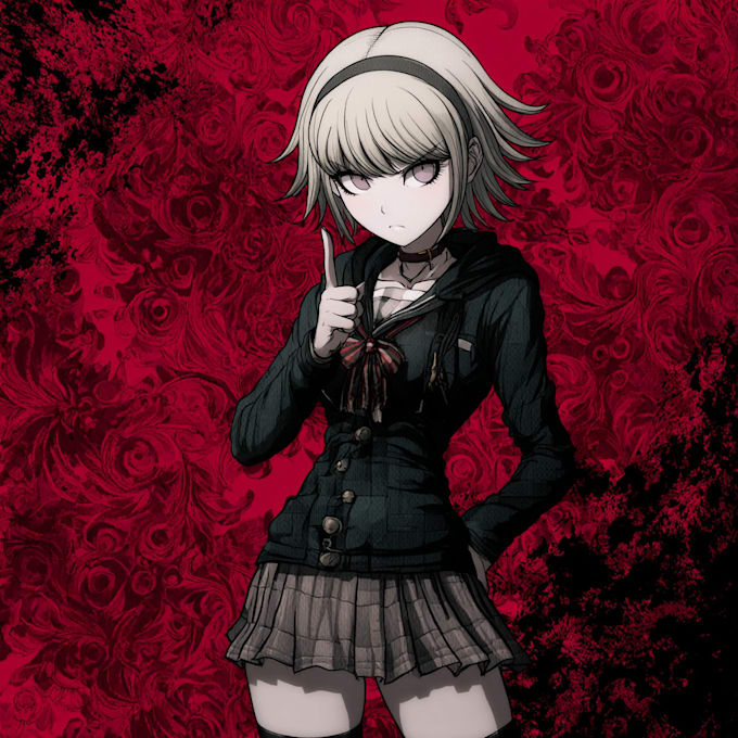 illustrate danganronpa inspired characters