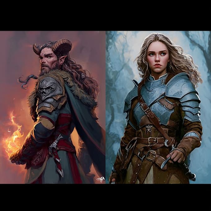 dnd character art and dnd character art